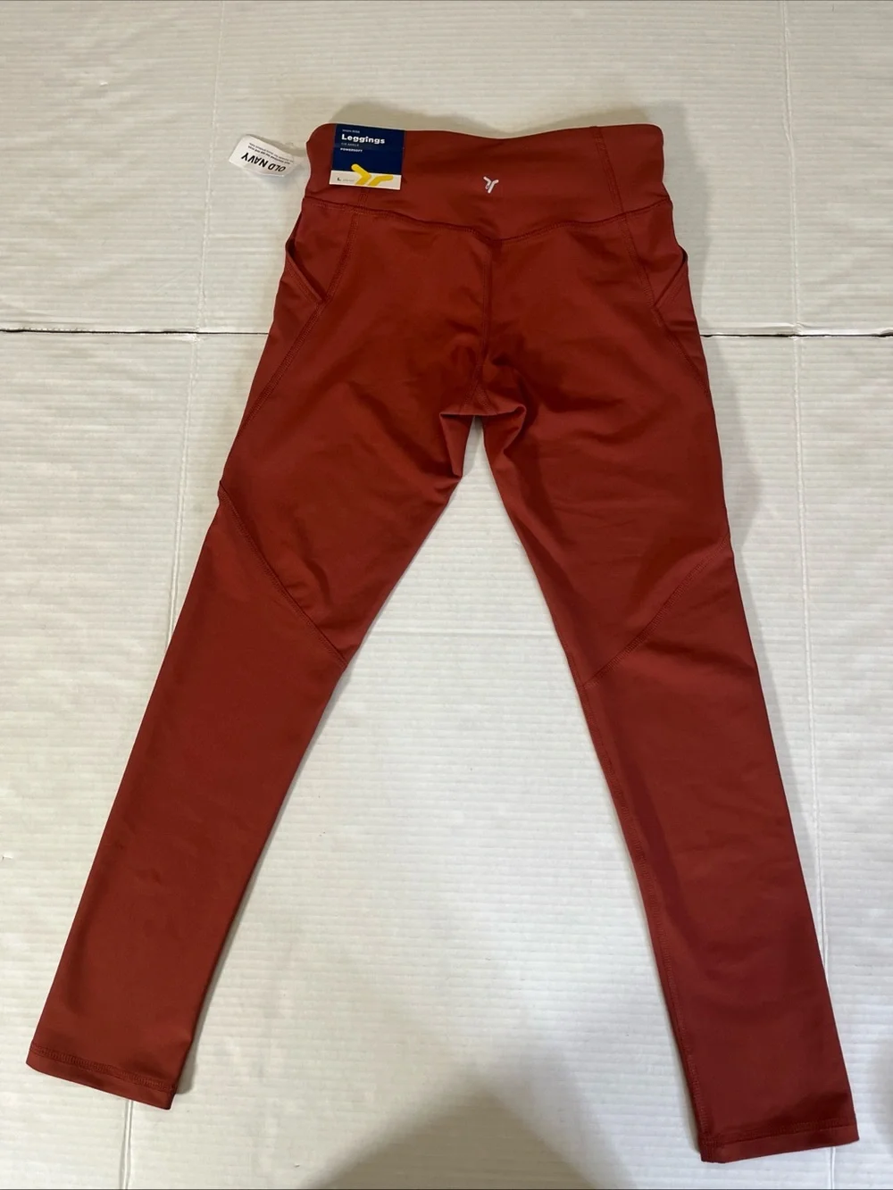 Old Navy Rust-Red High Rise Leggings